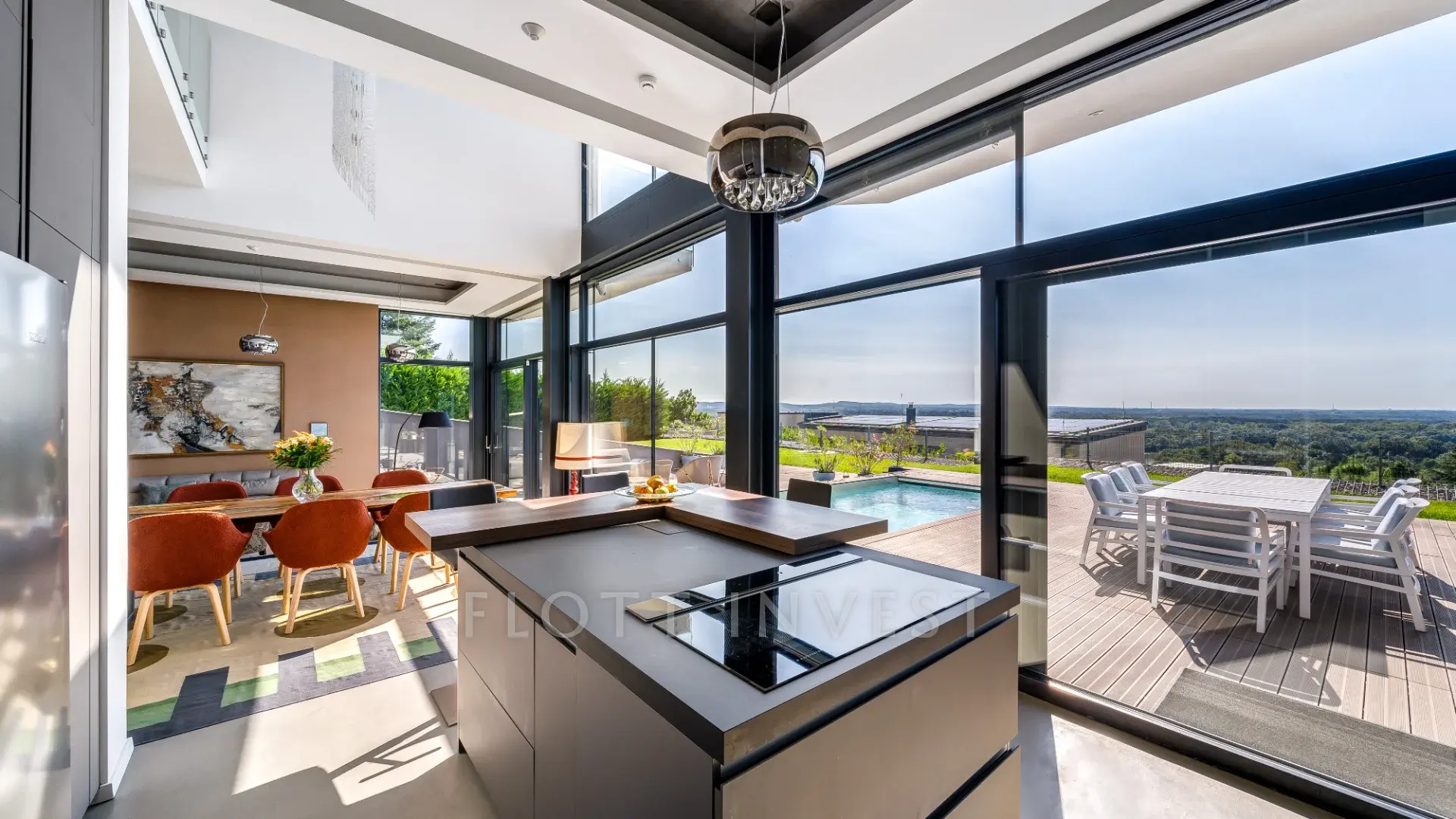 Páratlan dunai panorámás, modern villa Szentendrén