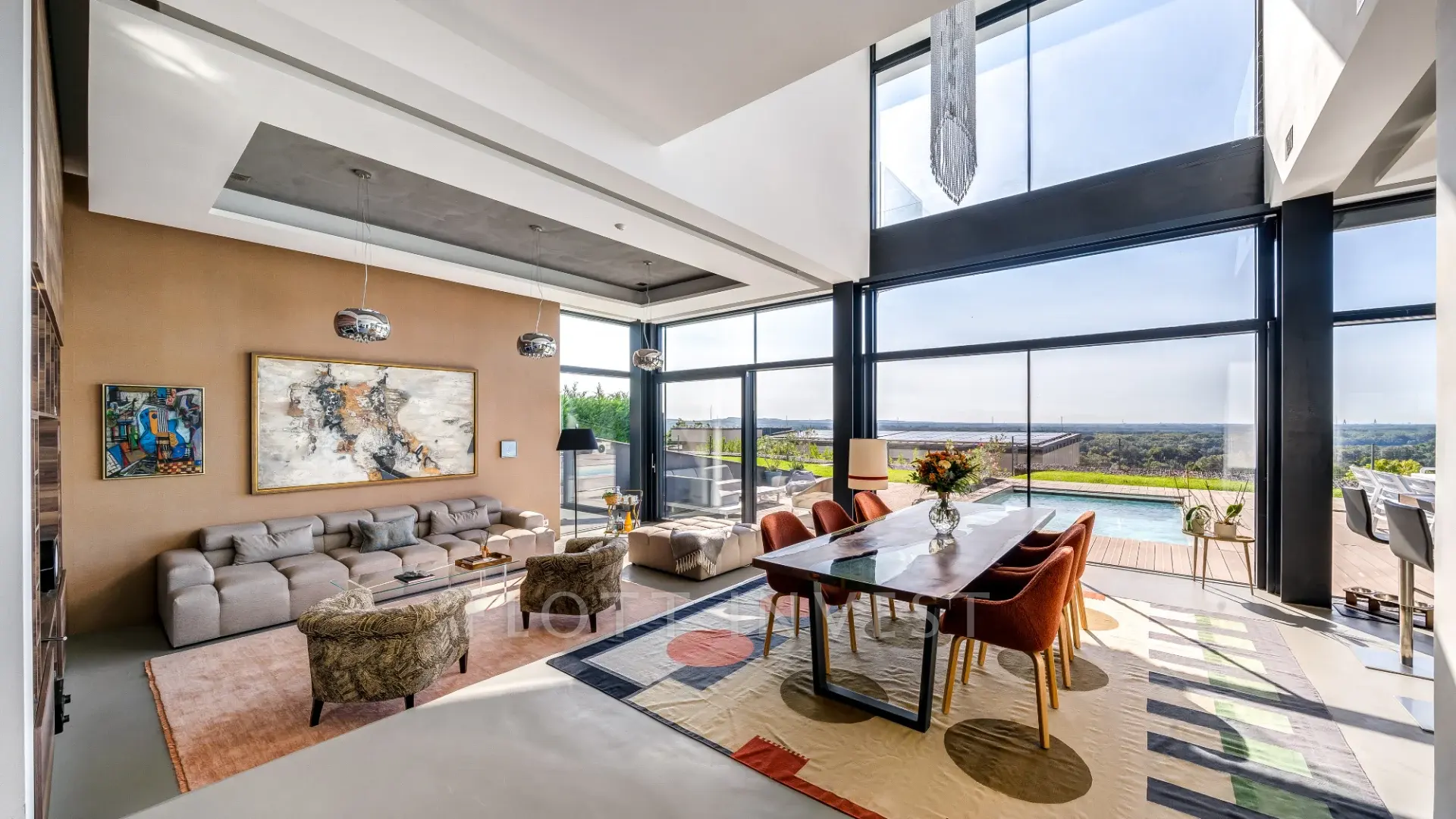Páratlan dunai panorámás, modern villa Szentendrén