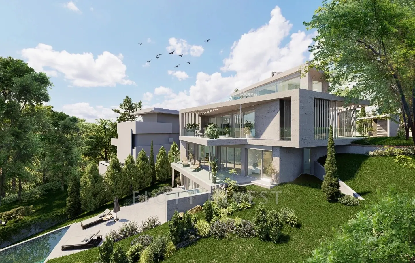 Modern Panoráma Villa