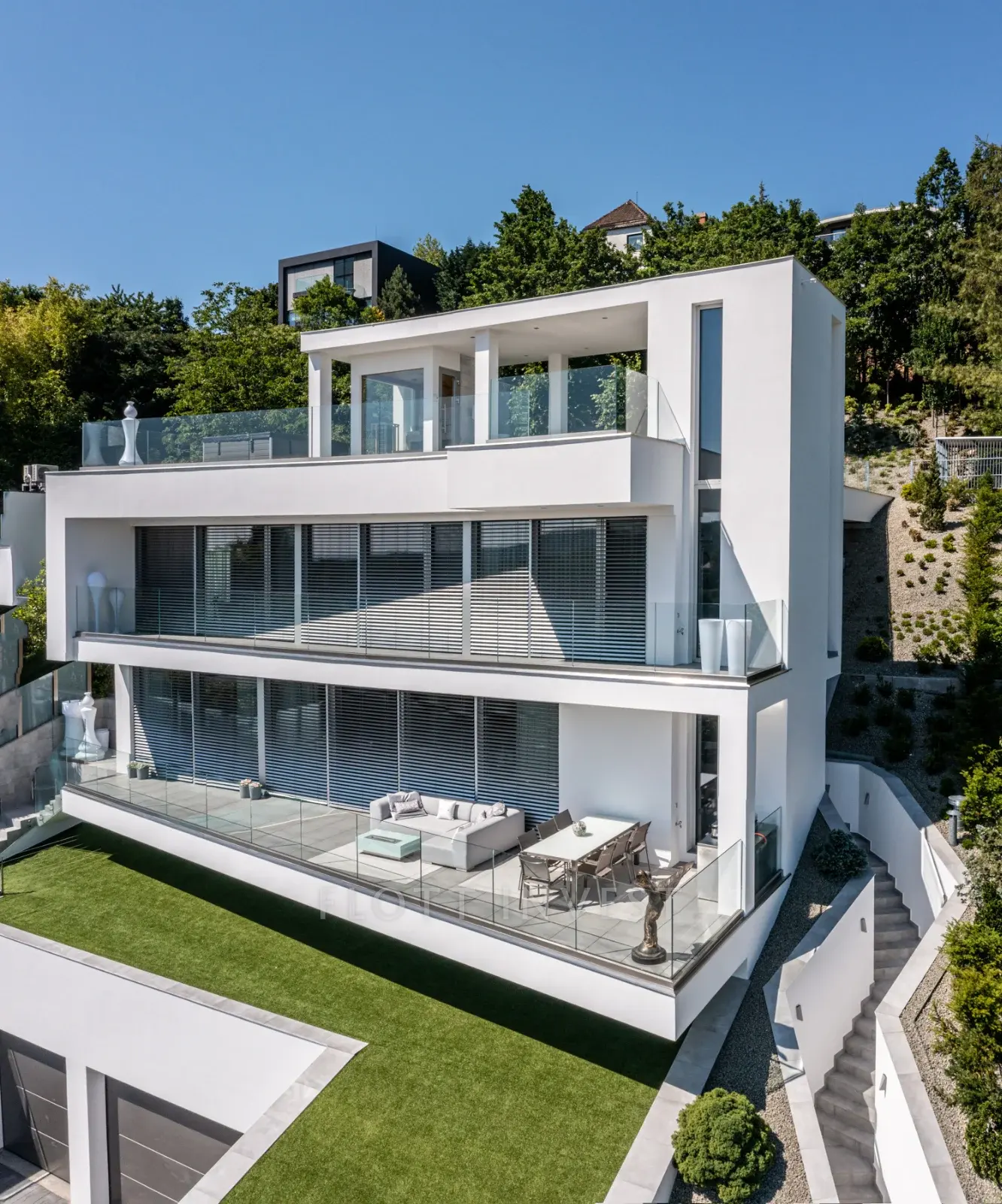 Modern luxusvilla Budán