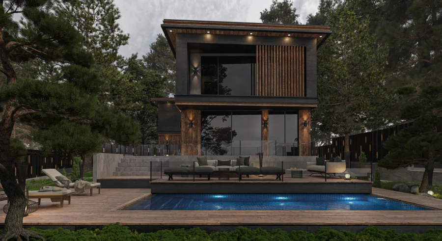 Minimal house by an award winning architect