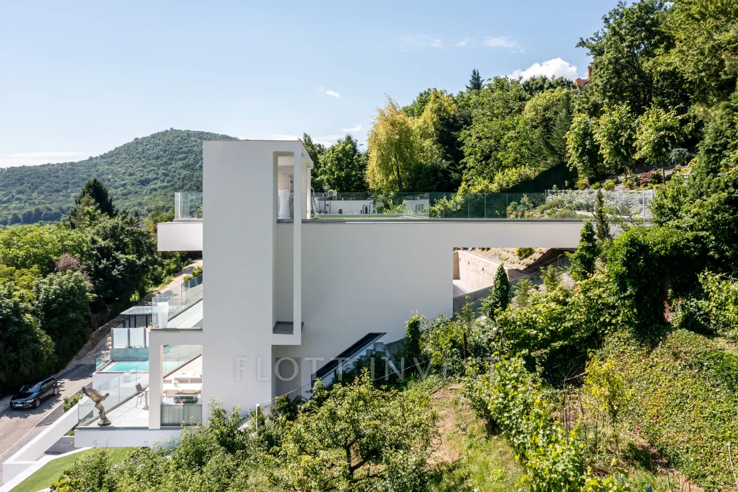 Modern luxusvilla Budán