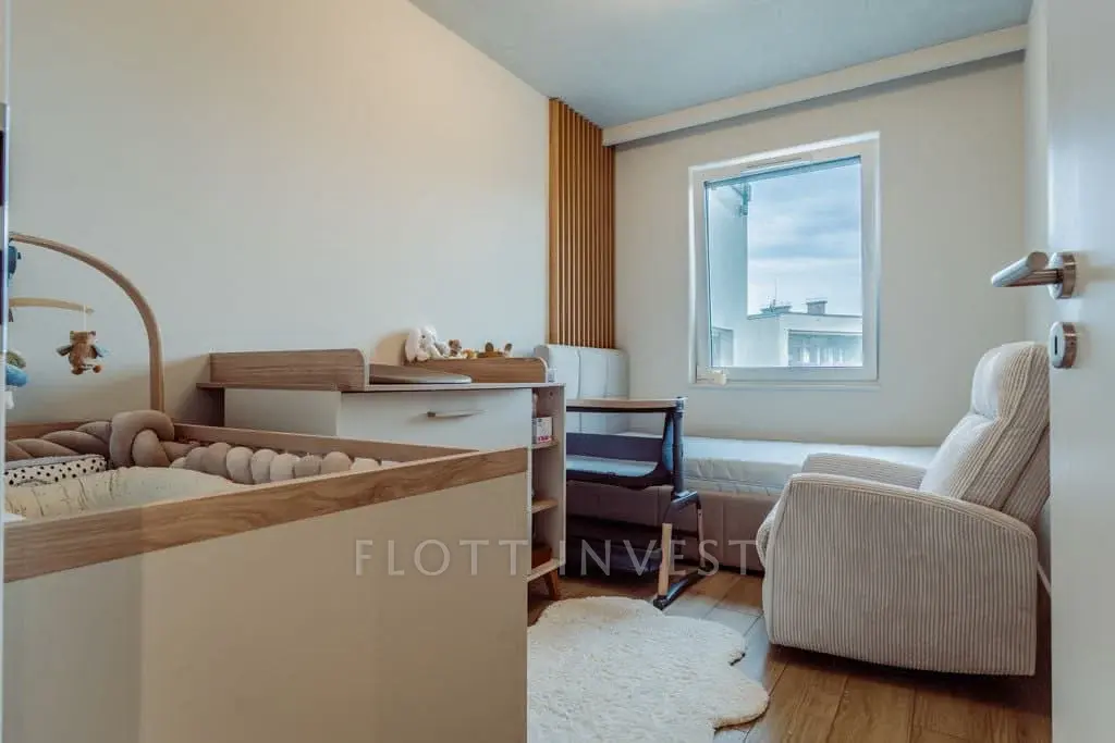 Modern apartment with huge garden